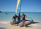 Me and Andy, back from the reef with our guide. Fantastic.